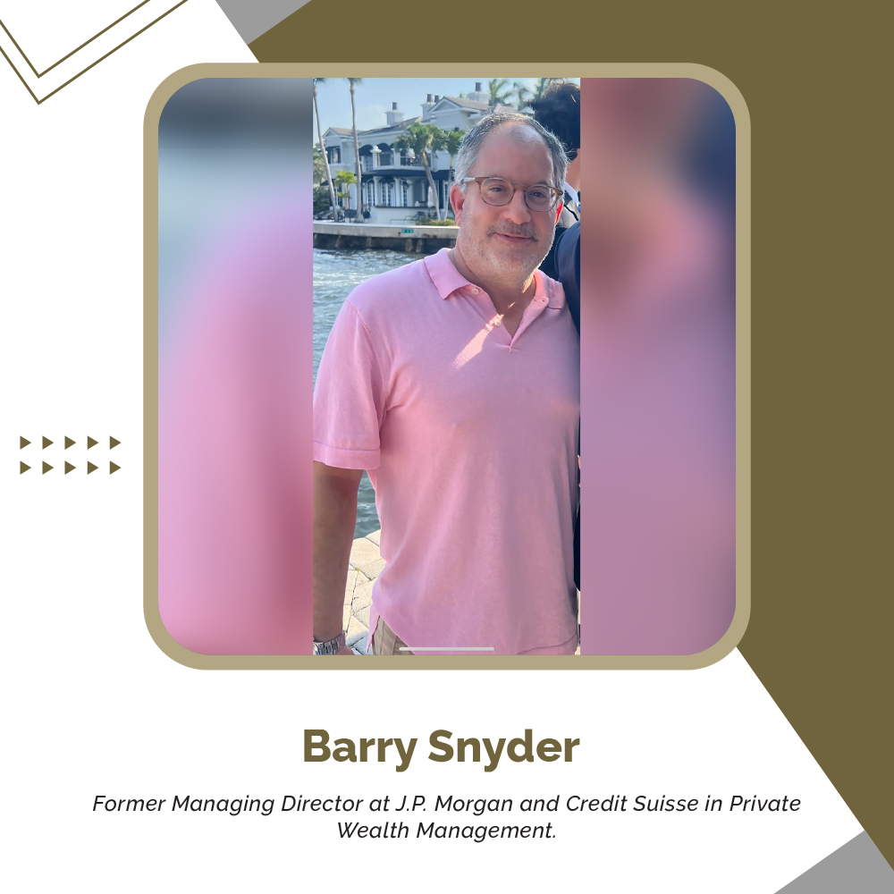 Barry Snyder awards top employees.